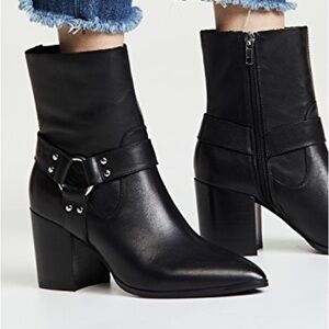 NWOB Steve Madden Jiffie Leather Harness Boot